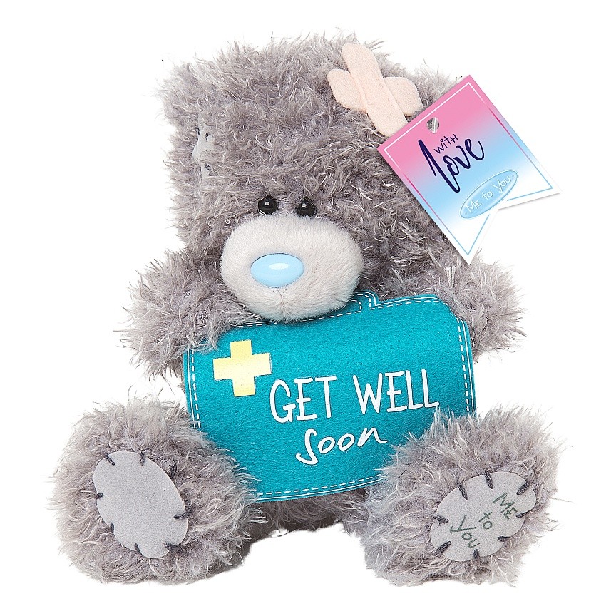 Мишка Teddy медсестра 13 см G01W4076 (M5 Get Well Soon)
