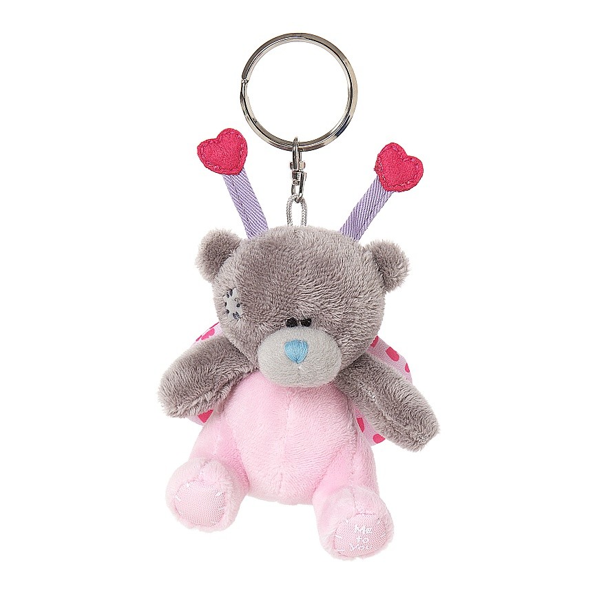 Мишка Тедди MTY - брелок медвежонок-девочка с бантиком (S3 Plush Keyring Lovebug)
